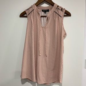 Lily Morgan sleeveless top with front tie